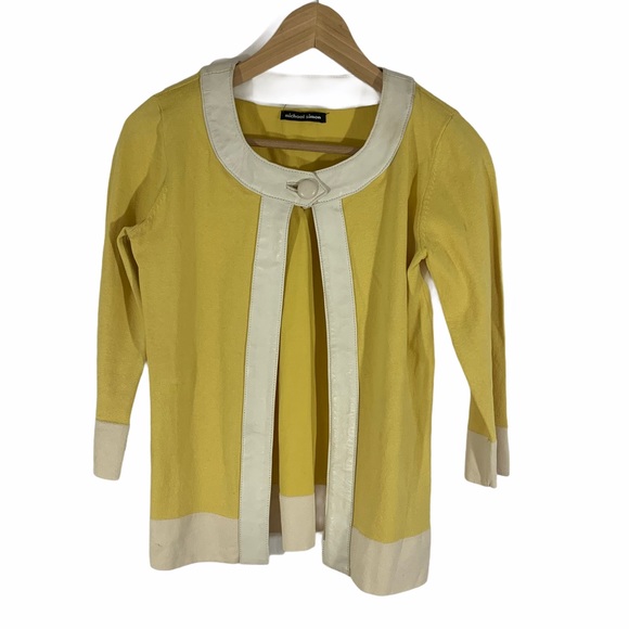 Vintage Sweaters - Vintage Michael Simon Yellow Sweater